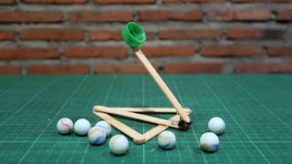 Easy popsicle stick catapult [upl. by Ati]