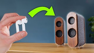 Transforming dead earbuds into POWERFUL wireless speakers [upl. by Anivla]