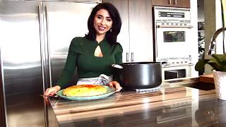 Best Persian Rice with Tahdig  Persian Recipes  Chef Tara Radcliffe [upl. by Llireva]