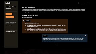 Demo  Virtual Tumor Board Demo AIPowered Medical Collaboration [upl. by Takeo57]