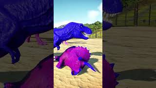 TRex vs Triceratops Colors shorts dinosaur jurassicworld [upl. by Ttej339]