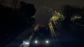 Steam Locomotive Royal Scot No 46100  The Golden Arrow  Passing Bickley Station [upl. by Chilcote]