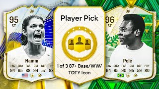 UNLIMITED 87 ICON PLAYER PICKS 🥳 FC 24 Ultimate Team [upl. by Akemed557]