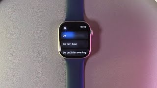 How to EnableDisable DND Mode on Apple Watch Series 10 [upl. by Isac]