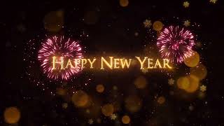 4K Video Happy New Year Greetings  Happy New Year Templates [upl. by Gibbon426]