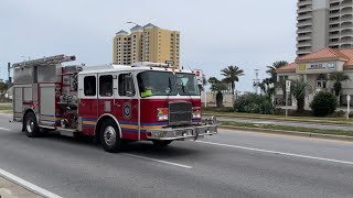 Escambia County Fire Rescue Squad 13 Responding To A Medical QAirhorn [upl. by Markos586]