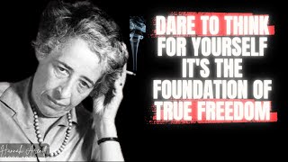 Philosopher of Freedom Hannah Arendt’s Vision for a Better World Defending the Banality of Evil [upl. by Carlee61]