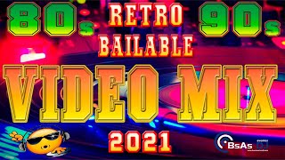 BATALLA 80s 90s RETRO RECUERDO BAILABLE ENGANCHADO VIDEO MIX NUEVO 2021BS AS DJ EVENTOS MIX [upl. by Ynalem]