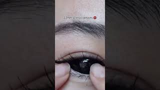 22mm sclera contacts contacts cosplay lenspoison anime scleralenses [upl. by Ahto]