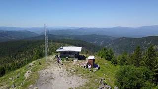 Union Peak Lookout Garnett Montana [upl. by Templas]