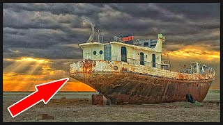 Abandoned Ships on an dried sea Aral Sea EcoDisaster [upl. by Edlun715]