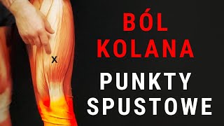 Ból kolana  PUNKTY SPUSTOWE w prostym uda  dr n med Marcin Wytrążek [upl. by Attelrahs]