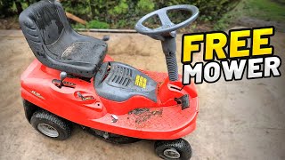 FREE ABANDONED MOWER Can We Fix It [upl. by Elrae]