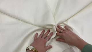 Linen Viscose Twill Buttercream Ivory 12045 [upl. by Demeyer]