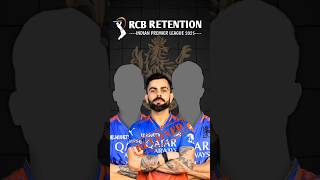 RCBs Top Retentions BEFORE Mega Auction 2025 viratkohli rcb [upl. by Ochs]