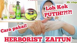 PAKE HERBORIST ZAITUN BISA MENCERAHKAN BADAN Review cara pakai lulur herborist [upl. by Bushore]