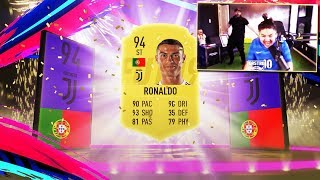 OMG I PACKED RONALDO FIFA 19 [upl. by Reinertson]