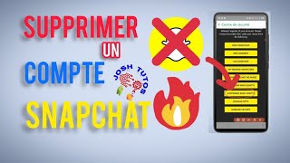 Comment Supprimer Définitivement un Compte Snapchat en 2023  Tuto Snap [upl. by Luciano]