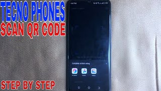 ✅ How To Scan QR Code On Tecno Phones 🔴 [upl. by Cia]