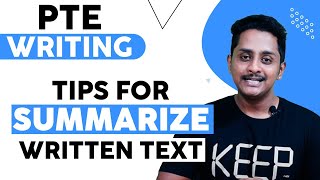 Tips for summarize written text  PTE WRITING [upl. by Annel]