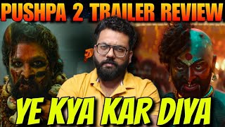 Pushpa 2 the Rule Trailer Review in Hindi  Allu Arjun  Sukumar  Rashmika Mandanna  Fahadh Faasil [upl. by Savill]