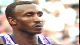 1992 Olympic Games  Linford Christie wins the 100m [upl. by Lateh]