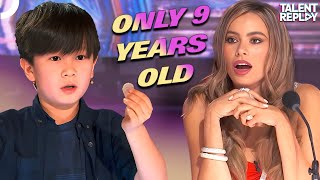 9YearOld Shoji Leaves AGT Judges Speechless with His Magic  Americas Got Talent [upl. by Eyar965]