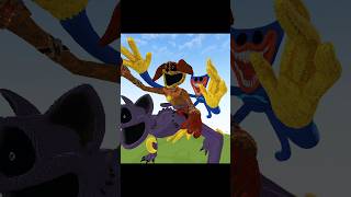 DogDay and CatNap flee Nightmare Huggy Wuggy  Poppy Playtime Chapter 3  Timelapse Build [upl. by Weinrich]