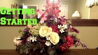 Getting Started with a Silk Floral Arrangement [upl. by Ranit]