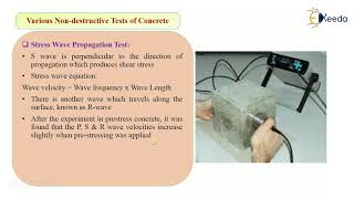 Stress Wave Propagation Method  Testing of Concrete  Advanced Concrete Technology [upl. by Odrarej]