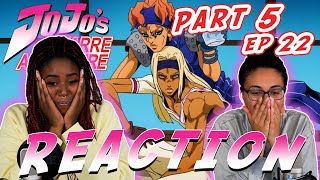 JBA Golden Wind Part 5 Ep 22  quotThe quotGquot in Gutsquot REACTION [upl. by Rempe]