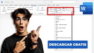 Descargar las Normas APA 7ma edición en Word GRATIS Citas y Referencias Automáticas [upl. by Yespmed]