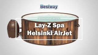 Spa gonflable Bestway LayZSpa Helsinki Caractéristiques [upl. by Simaj396]