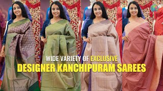 Explore Our Recent Collection Of Designer Kanchipuram Sarees [upl. by Ylac105]