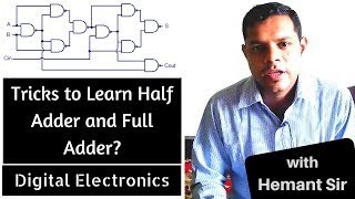 Digital Electronics  Half Adder and Full Adder with Hemant Sir [upl. by Royo9]