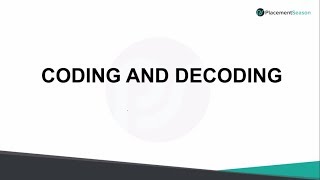 Verbal Reasoning  Coding and Decoding Concepts and Solved Samples [upl. by Iman]