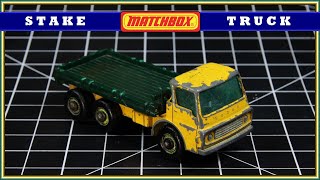 Matchbox 4D Dodge Stake Truck  Restoration [upl. by Akiemaj]