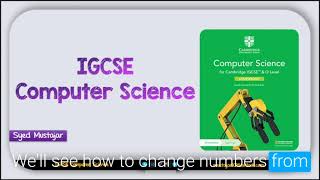 IGCSE Computer Science Chapter 1 Data Representation [upl. by Une133]