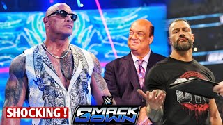 SHOCKING  Paul Heyman and The Rock Reunion at SmackDown Roman vs The Rock and Paul Heyman Betrayal [upl. by Nioe]