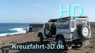 AIDA Ausflug FUE06  Fuerteventura per Jeep erkunden erlebt bei Kanaren Kreuzfahrt [upl. by Dodie]