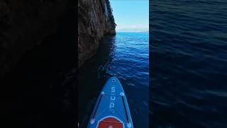 Paddleboarding 🌊⛰️ adventure watersport sup paddleboard suplife sealife [upl. by Ahterahs]