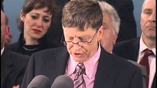 Bill Gates Harvard Commencement Address 2007 [upl. by Nazarius122]