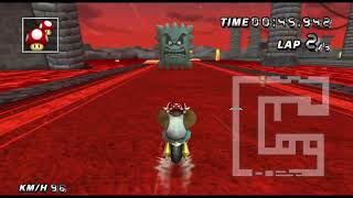 SNES Bowser Castle 2 203808  Mario Kart Wii Retro Rewind [upl. by Wu44]