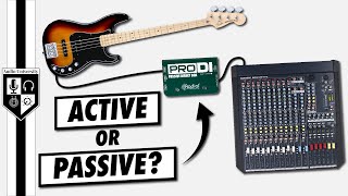 DI Box 101 Active vs Passive  Which is Best for Your Setup [upl. by Pooi]