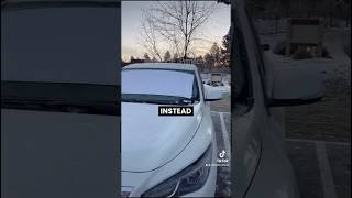 The best way to remove ice from a car [upl. by Gorlin786]