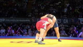 97 KG JD Bergman USA vs Reza Yazdani Iran [upl. by Christiansen]