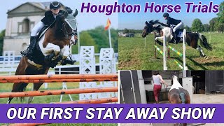 OUR FIRST STAY AWAY SHOW  Houghton Horse Trials 2021 [upl. by Chloras554]