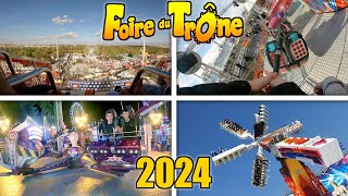 🏆 Foire du Trône 2024  le TOP des ATTRACTIONS  100 ATTRACTIONS [upl. by Sices614]