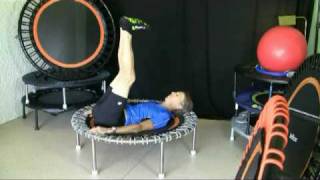 QiBounding  Six Pack Exercises on the Rebounder [upl. by Nonad895]