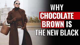 Chocolate brown trend 10 stylish ways to wear and always look classy [upl. by Matthus547]